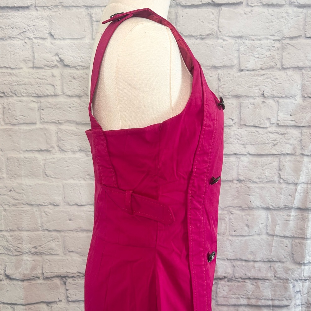 Cluce Pink Evening Dress Bling Cocktail Party Prom Date Sleeveless Wedding Guest - Picture 9 of 12